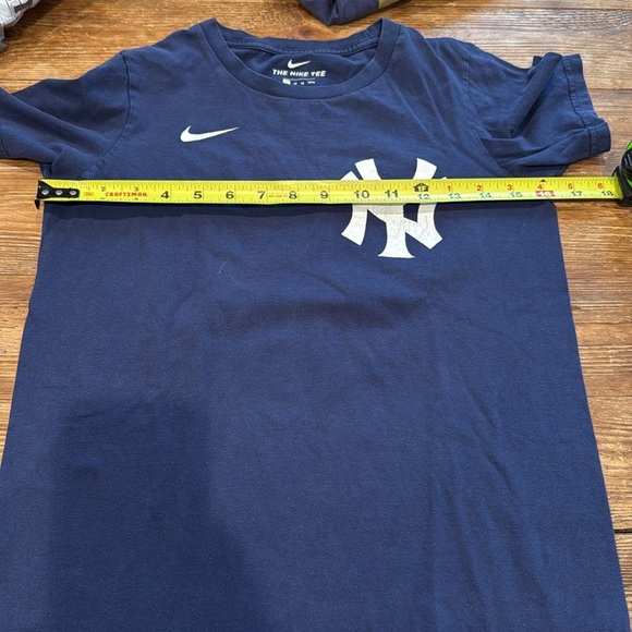 Nike‎ Gerrit Cole NY Yankees Kids T-Shirt Navy White Cole #45 Medium 10/12 EUC - Picture 5 of 5
